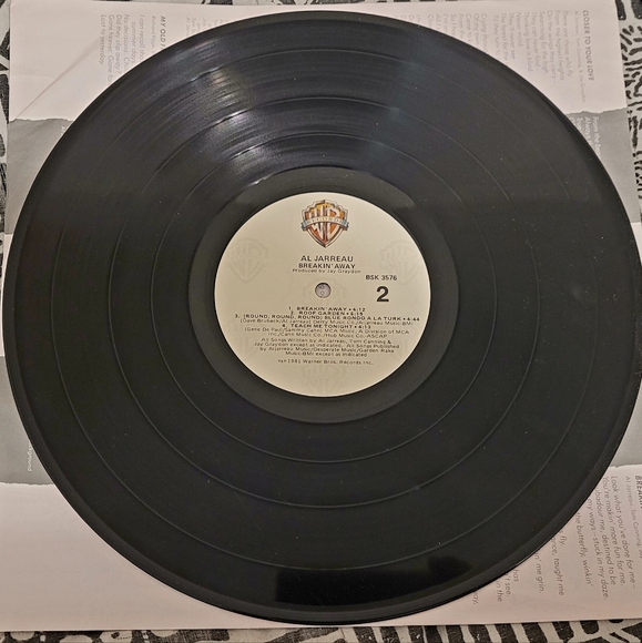 Al Jarreau "Breakin’ Away" Vinyl 1981 Warner Brothers Records USED VG+ Condition - Picture 6 of 7